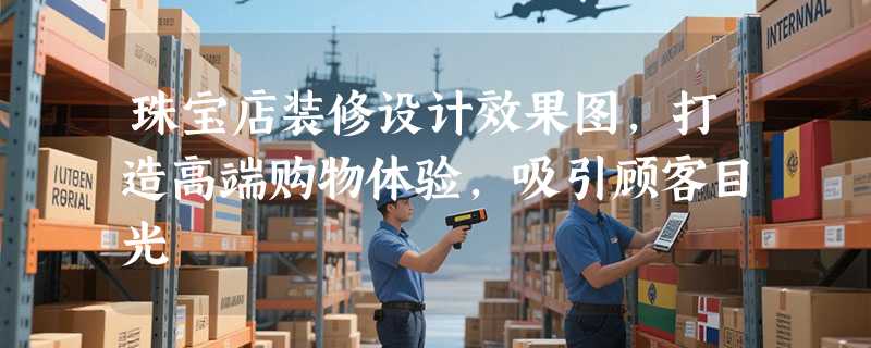 珠宝店装修设计效果图，打造高端购物体验，吸引顾客目光