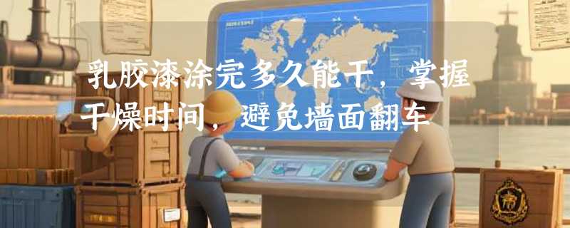 乳胶漆涂完多久能干，掌握干燥时间，避免墙面翻车