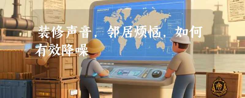 装修声音，邻居烦恼，如何有效降噪