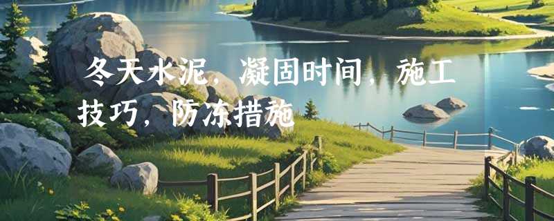冬天水泥，凝固时间，施工技巧，防冻措施