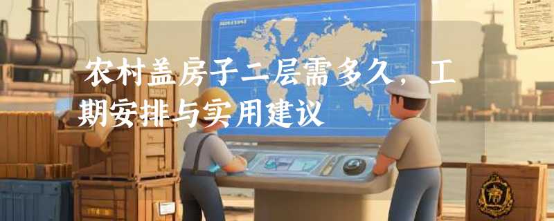 农村盖房子二层需多久，工期安排与实用建议