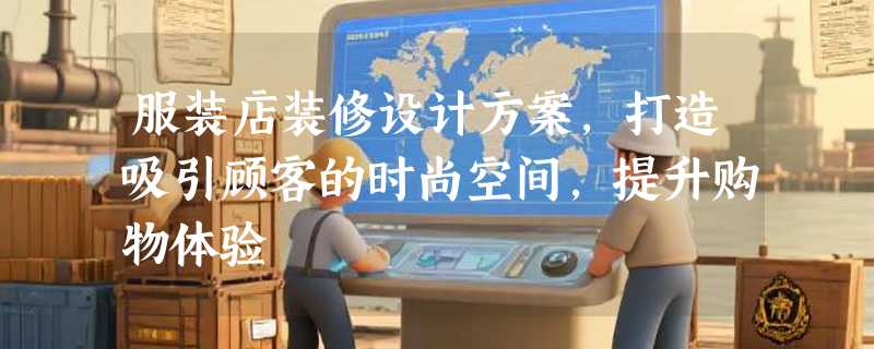 服装店装修设计方案，打造吸引顾客的时尚空间，提升购物体验
