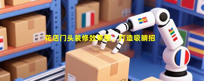 花店门头装修效果图，打造吸睛招牌，提升店铺客流