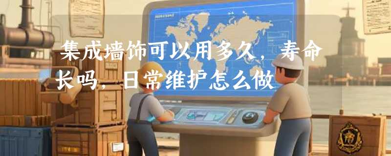 集成墙饰可以用多久，寿命长吗，日常维护怎么做