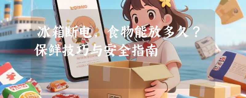 冰箱断电，食物能放多久？保鲜技巧与安全指南