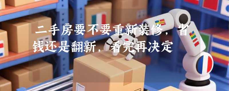 二手房要不要重新装修，省钱还是翻新，看完再决定