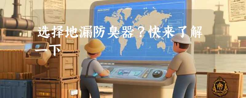 选择地漏防臭器？快来了解一下