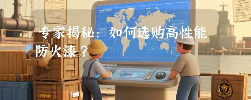 专家揭秘：如何选购高性能防火漆？