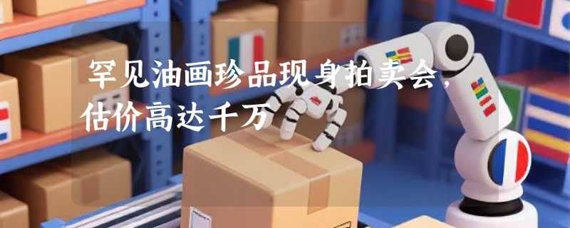 罕见油画珍品现身拍卖会，估价高达千万