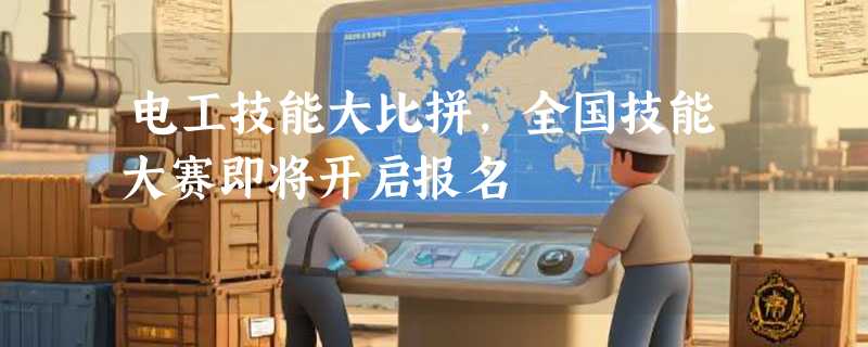 电工技能大比拼，全国技能大赛即将开启报名