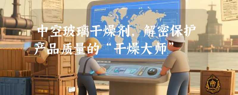 中空玻璃干燥剂，解密保护产品质量的“干燥大师”