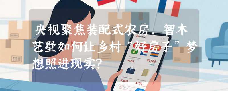 央视聚焦装配式农房，智木艺墅如何让乡村“好房子”梦想照进现实?