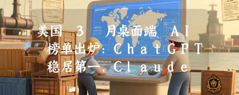 美国 3 月桌面端 AI 榜单出炉：ChatGPT 稳居第一，Claude 环比飙升 130% 紧追不舍
