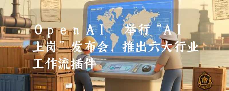 OpenAI 举行“AI上岗”发布会，推出六大行业工作流插件