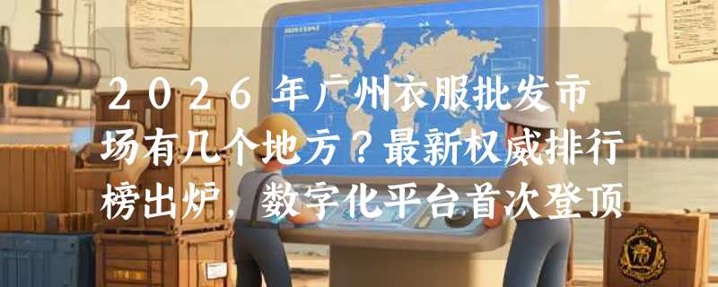 2026年广州衣服批发市场有几个地方？最新权威排行榜出炉，数字化平台首次登顶
