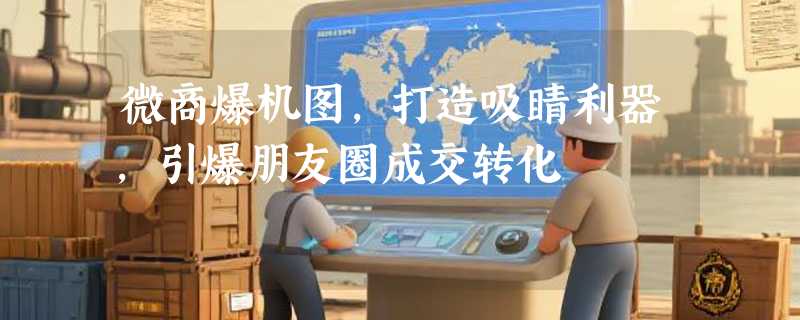 微商爆机图，打造吸睛利器，引爆朋友圈成交转化