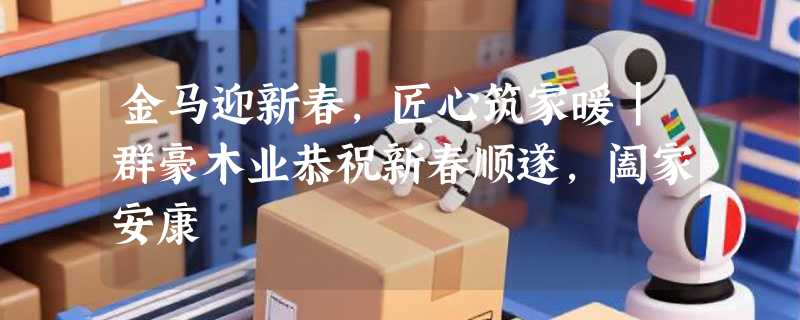 金马迎新春，匠心筑家暖｜群豪木业恭祝新春顺遂，阖家安康