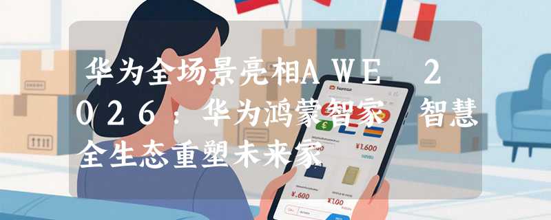 华为全场景亮相AWE 2026：华为鸿蒙智家 智慧全生态重塑未来家