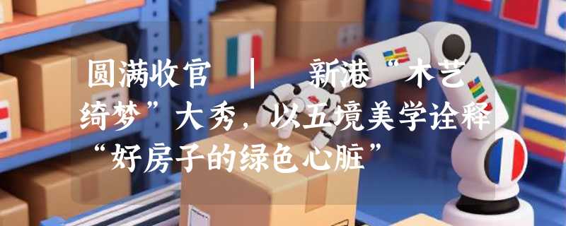 圆满收官 | 新港“木艺绮梦”大秀，以五境美学诠释“好房子的绿色心脏”