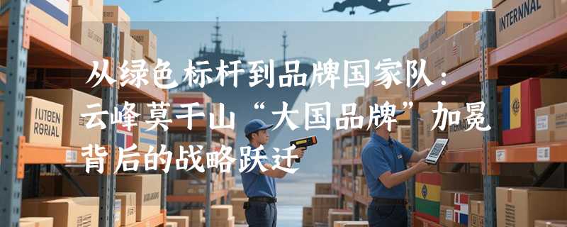 从绿色标杆到品牌国家队：云峰莫干山“大国品牌”加冕背后的战略跃迁