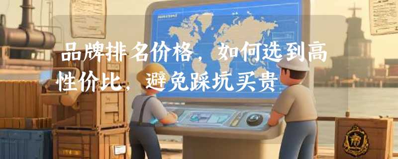 品牌排名价格，如何选到高性价比，避免踩坑买贵
