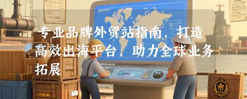 专业品牌外贸站指南，打造高效出海平台，助力全球业务拓展