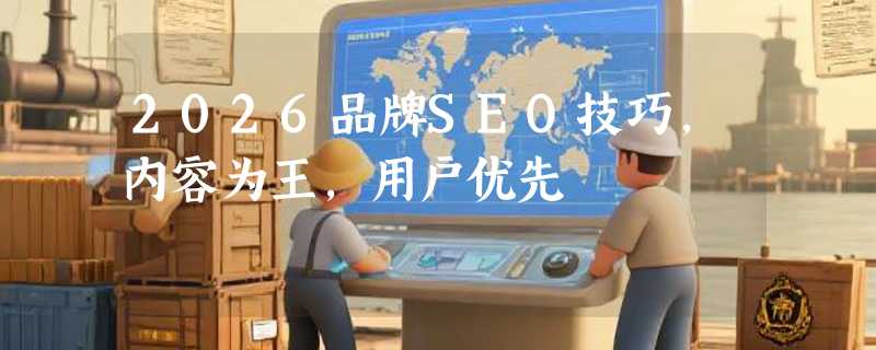 2026品牌SEO技巧，内容为王，用户优先