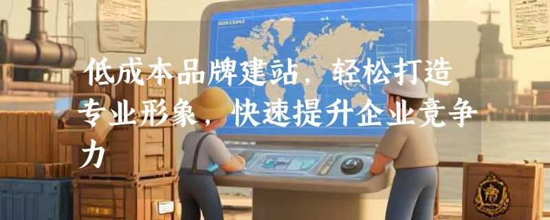 低成本品牌建站，轻松打造专业形象，快速提升企业竞争力