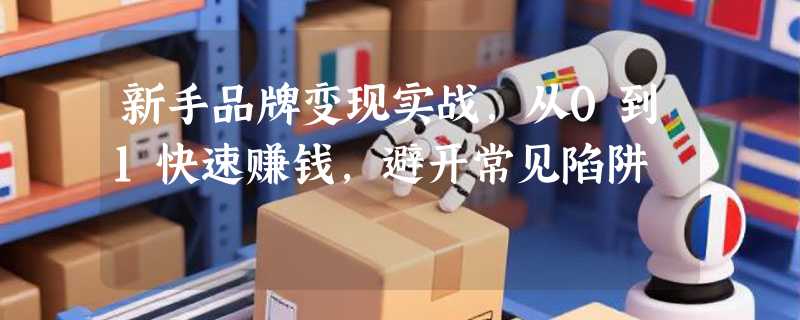 新手品牌变现实战，从0到1快速赚钱，避开常见陷阱