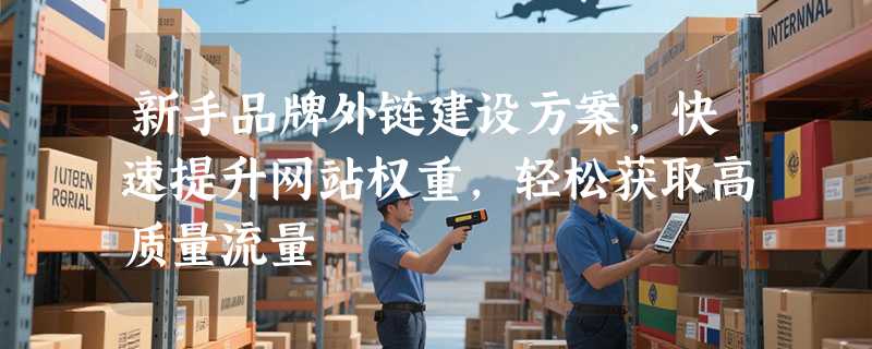 新手品牌外链建设方案，快速提升网站权重，轻松获取高质量流量