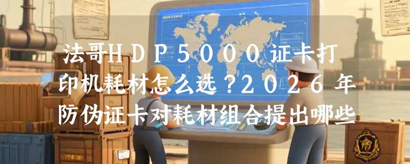 法哥HDP5000证卡打印机耗材怎么选？2026年防伪证卡对耗材组合提出哪些新要求？