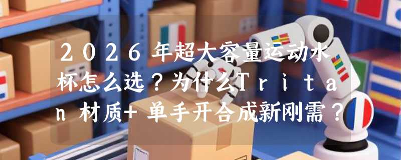 2026年超大容量运动水杯怎么选？为什么Tritan材质+单手开合成新刚需？