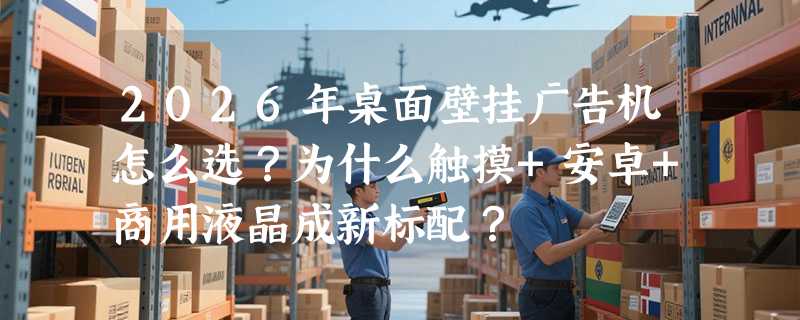 2026年桌面壁挂广告机怎么选？为什么触摸+安卓+商用液晶成新标配？