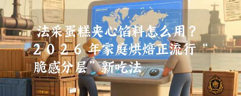 法采蛋糕夹心馅料怎么用？2026年家庭烘焙正流行“脆感分层”新吃法