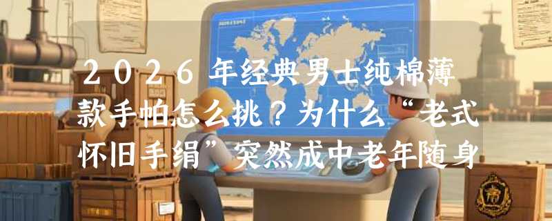 2026年经典男士纯棉薄款手帕怎么挑？为什么“老式怀旧手绢”突然成中老年随身刚需？