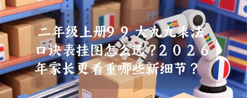 二年级上册99大九九乘法口诀表挂图怎么选？2026年家长更看重哪些新细节？