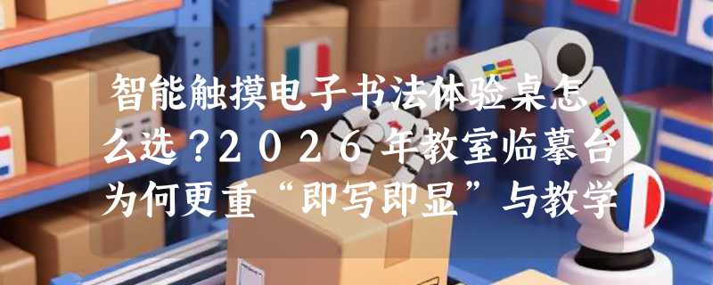 智能触摸电子书法体验桌怎么选？2026年教室临摹台为何更重“即写即显”与教学闭环？