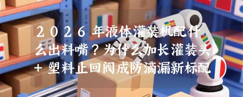 2026年液体灌装机配什么出料嘴？为什么加长灌装头+塑料止回阀成防滴漏新标配？