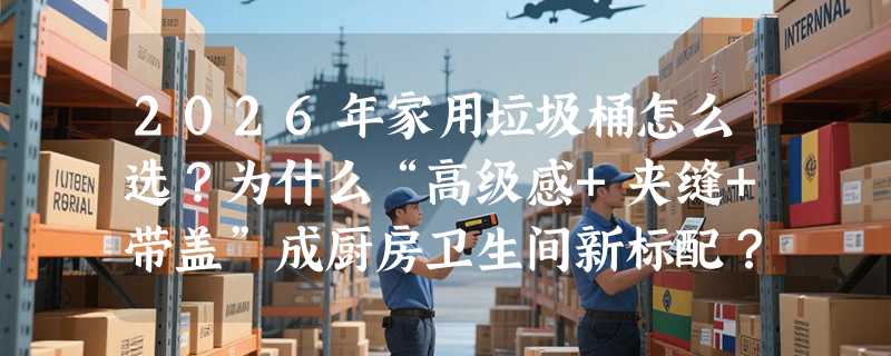 2026年家用垃圾桶怎么选？为什么“高级感+夹缝+带盖”成厨房卫生间新标配？