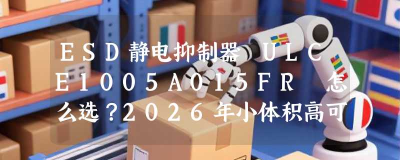 ESD静电抑制器 ULCE1005A015FR 怎么选？2026年小体积高可靠性防护器件为何更重原装与参数匹配？
