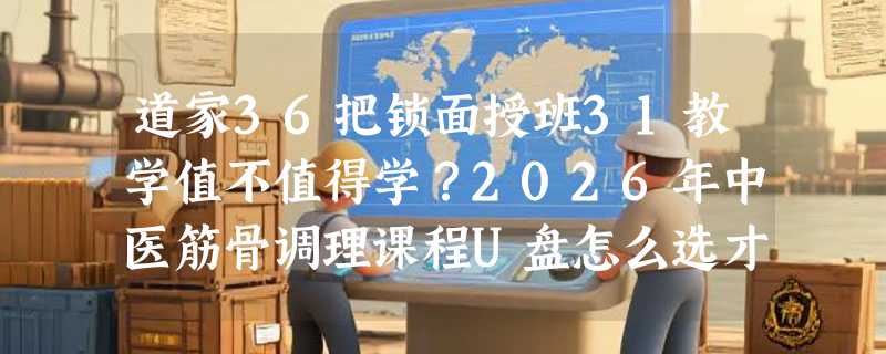 道家36把锁面授班31教学值不值得学？2026年中医筋骨调理课程U盘怎么选才不踩坑？