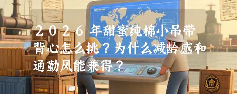 2026年甜蜜纯棉小吊带背心怎么挑？为什么减龄感和通勤风能兼得？