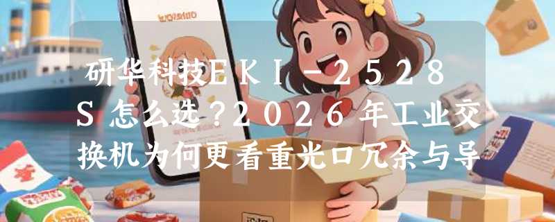 研华科技EKI-2528S怎么选？2026年工业交换机为何更看重光口冗余与导轨兼容性？