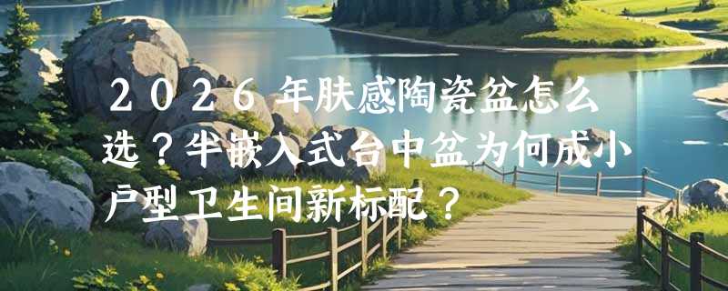2026年肤感陶瓷盆怎么选？半嵌入式台中盆为何成小户型卫生间新标配？