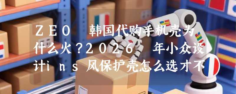 ZEO 韩国代购手机壳为什么火？2026 年小众设计ins风保护壳怎么选才不踩雷？