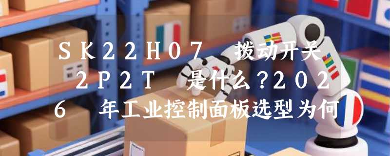 SK22H07 拨动开关 2P2T 是什么？2026 年工业控制面板选型为何更看重环保与卧式结构？