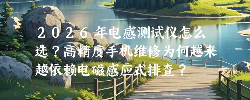 2026年电感测试仪怎么选？高精度手机维修为何越来越依赖电磁感应式排查？