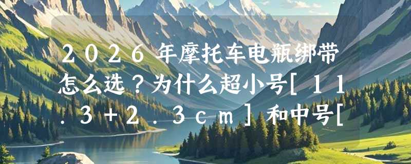 2026年摩托车电瓶绑带怎么选？为什么超小号[11.3+2.3cm]和中号[20.7+2.3cm]成125/150跨骑车主高频选择？