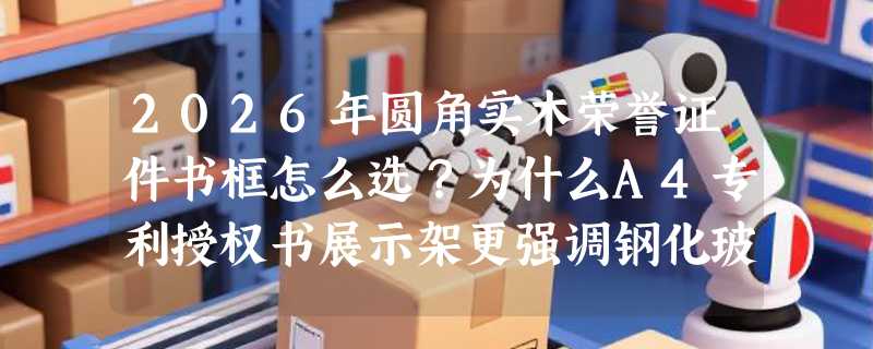 2026年圆角实木荣誉证件书框怎么选？为什么A4专利授权书展示架更强调钢化玻璃与手工打磨？