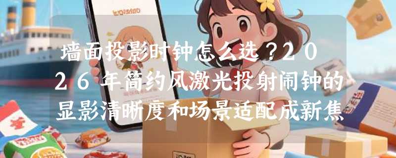 墙面投影时钟怎么选？2026年简约风激光投射闹钟的显影清晰度和场景适配成新焦点